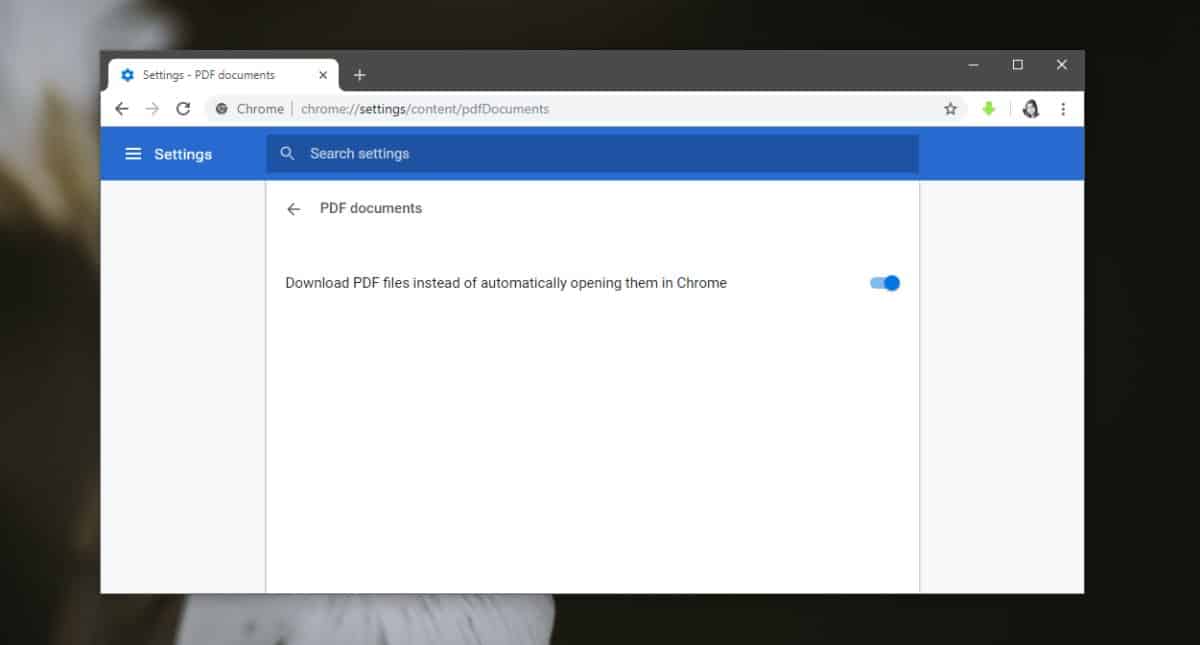 How to automatically download pdfs in chrome instead of opening them