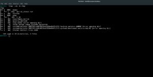 How to clean the Linux temporary folder when it fills up