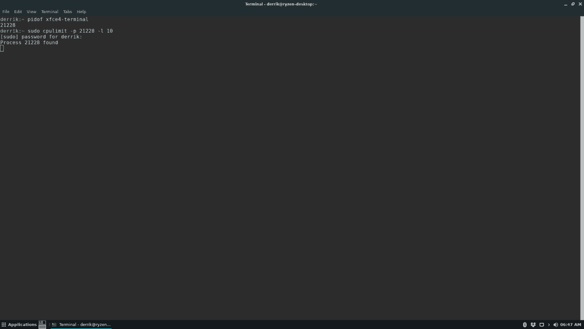 How to limit program CPU usage on Linux