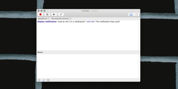 How to show a notification on macOS with a script