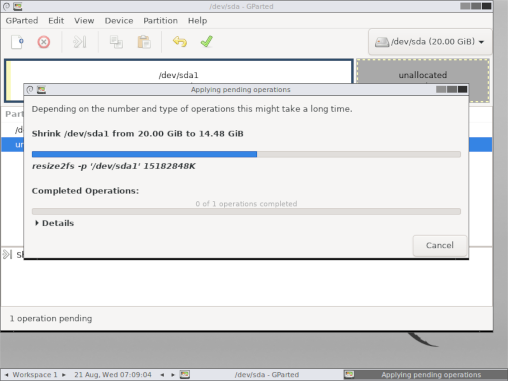 How to resize hard drive partitions on Linux