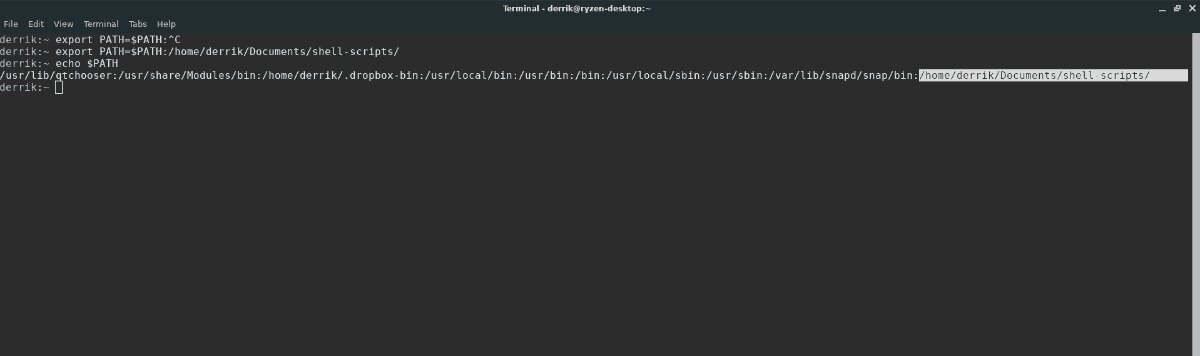 How to add directories to path on Linux