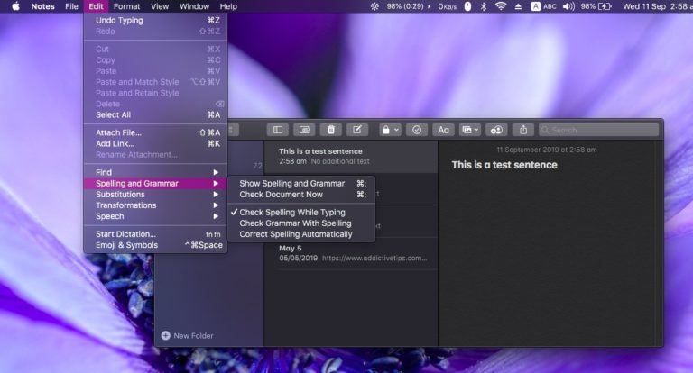 How to disable autocorrect per-app on macOS