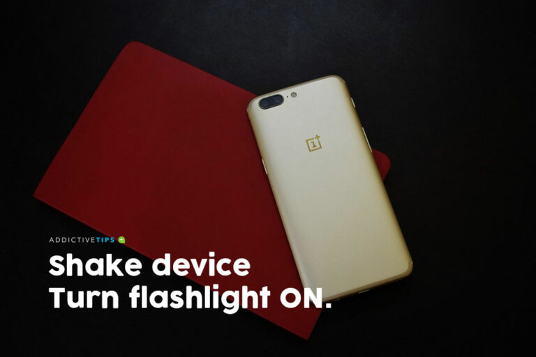 How to shake device to turn on flashlight on android no root 