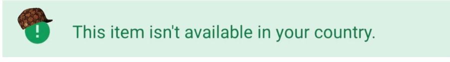Comment régler Cet article n'est pas disponible dans votre pays sur  Google Play