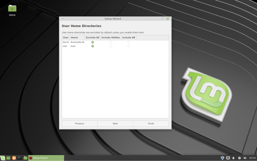 How to set up a backup snapshot on Linux Mint