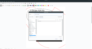 How to annotate PDF files on Linux image.