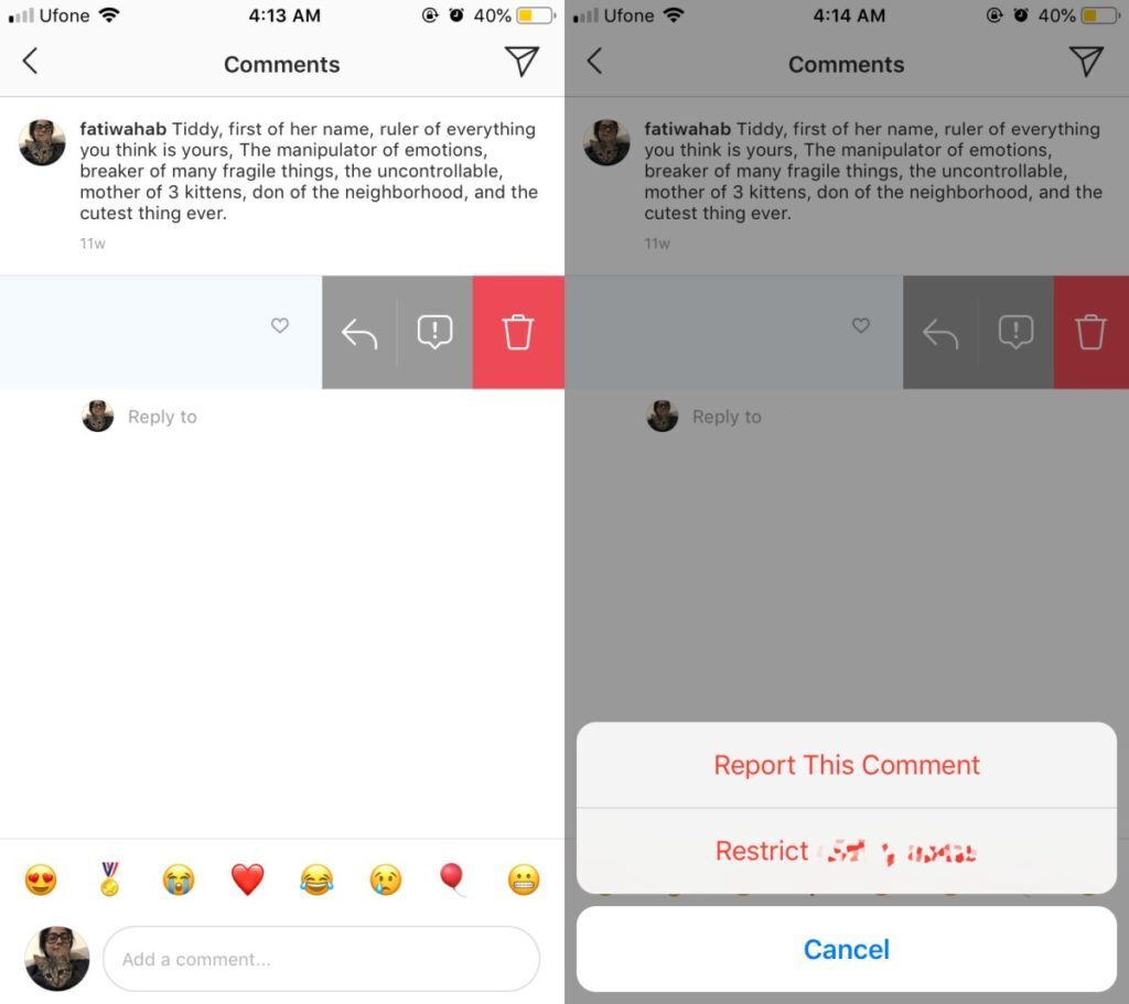 How to shadow ban an Instagram follower