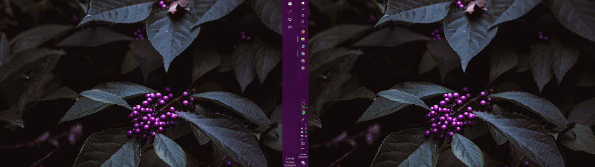 How to set custom taskbar orientation for multiple displays on Windows 10