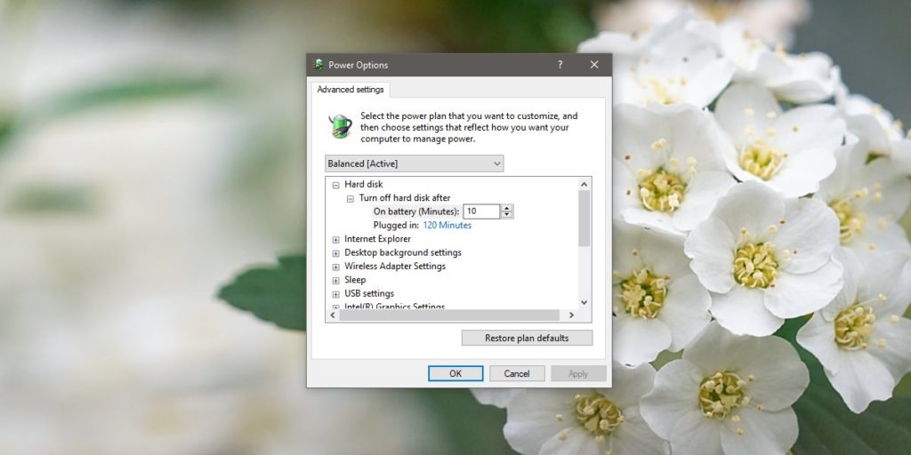 How to disable power management for devices on Windows 10