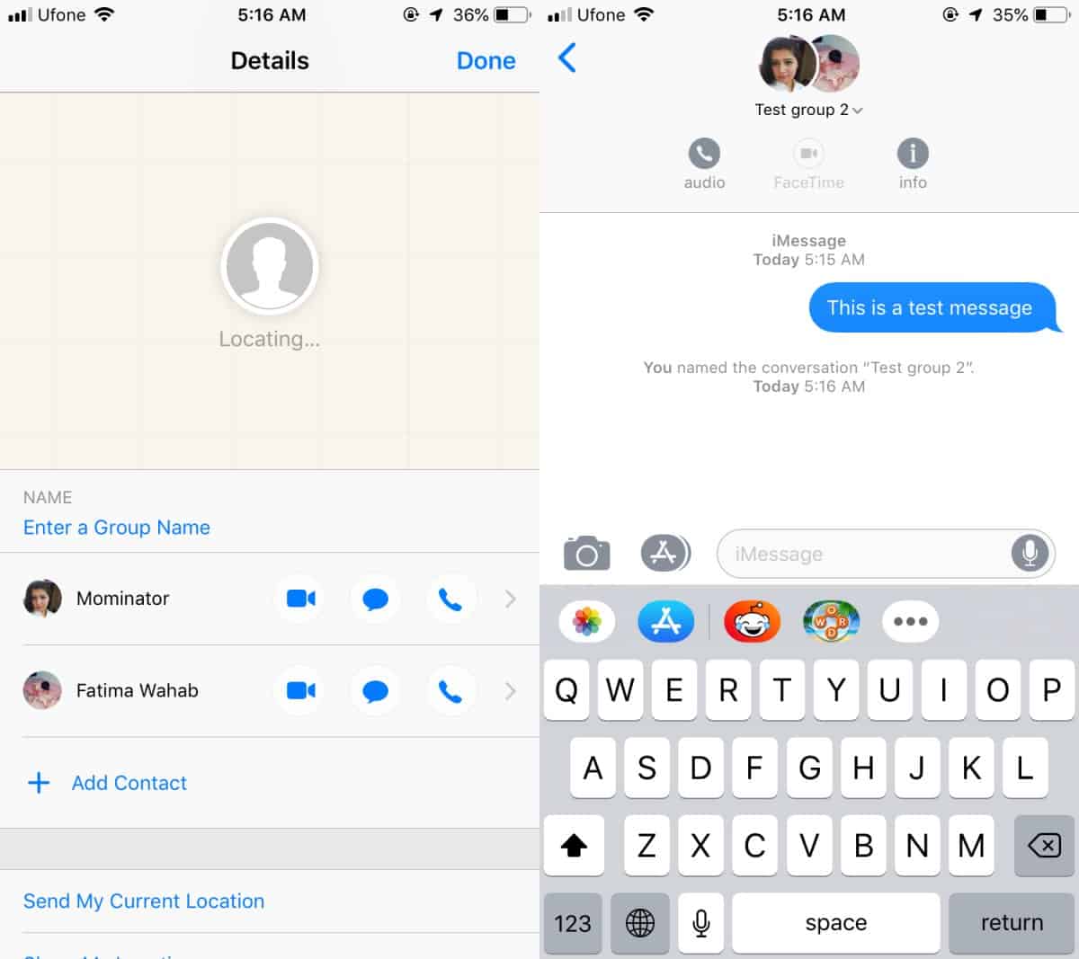 how to create group message name on iphone