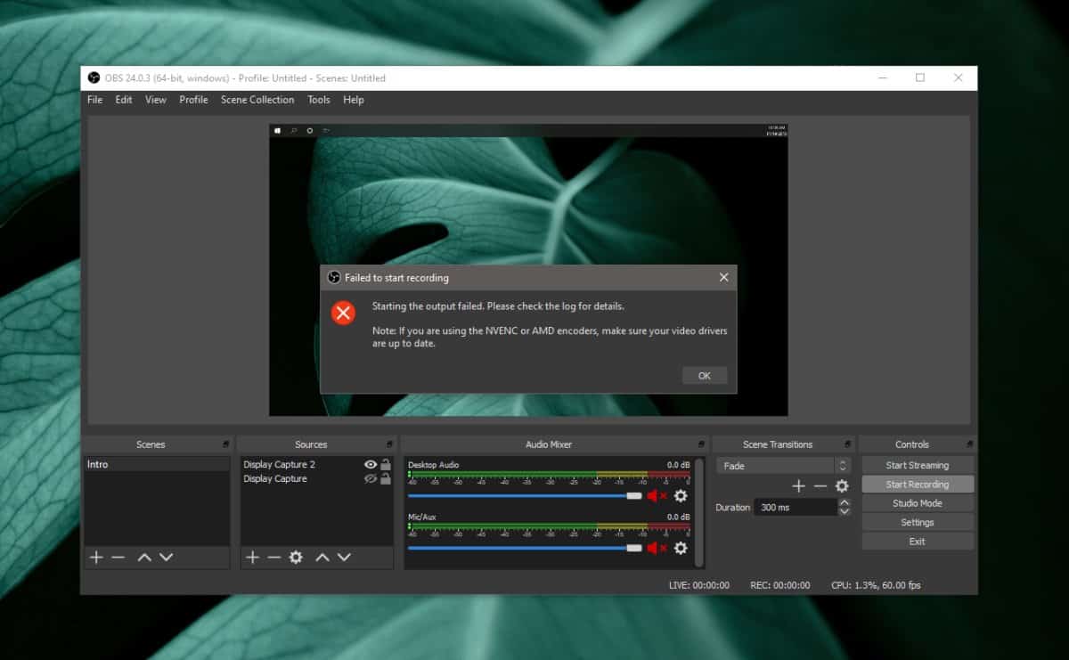 How To Fix The Starting The Output Failed Please Check The Log For Details Error On Obs On Windows 10