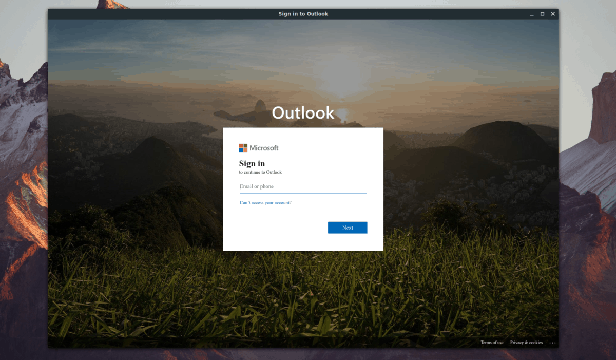 How to use Outlook email on Linux