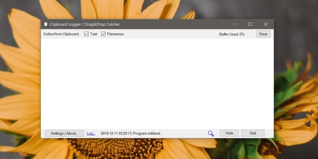 How to log clipboard entries on Windows 10
