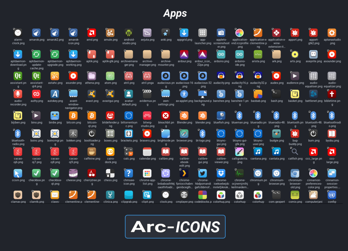 How to install the Arc icon theme on Linux
