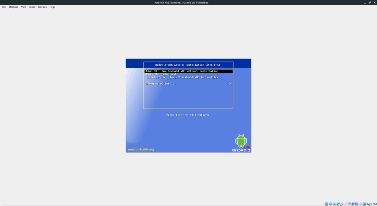 How to set up an Android X86 virtual machine on Linux