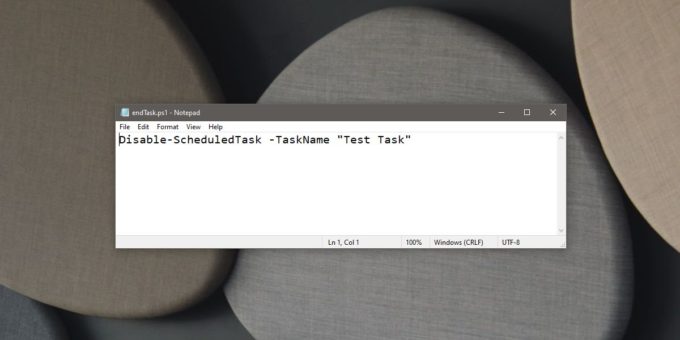 How to run a scheduled task only once on Windows 10