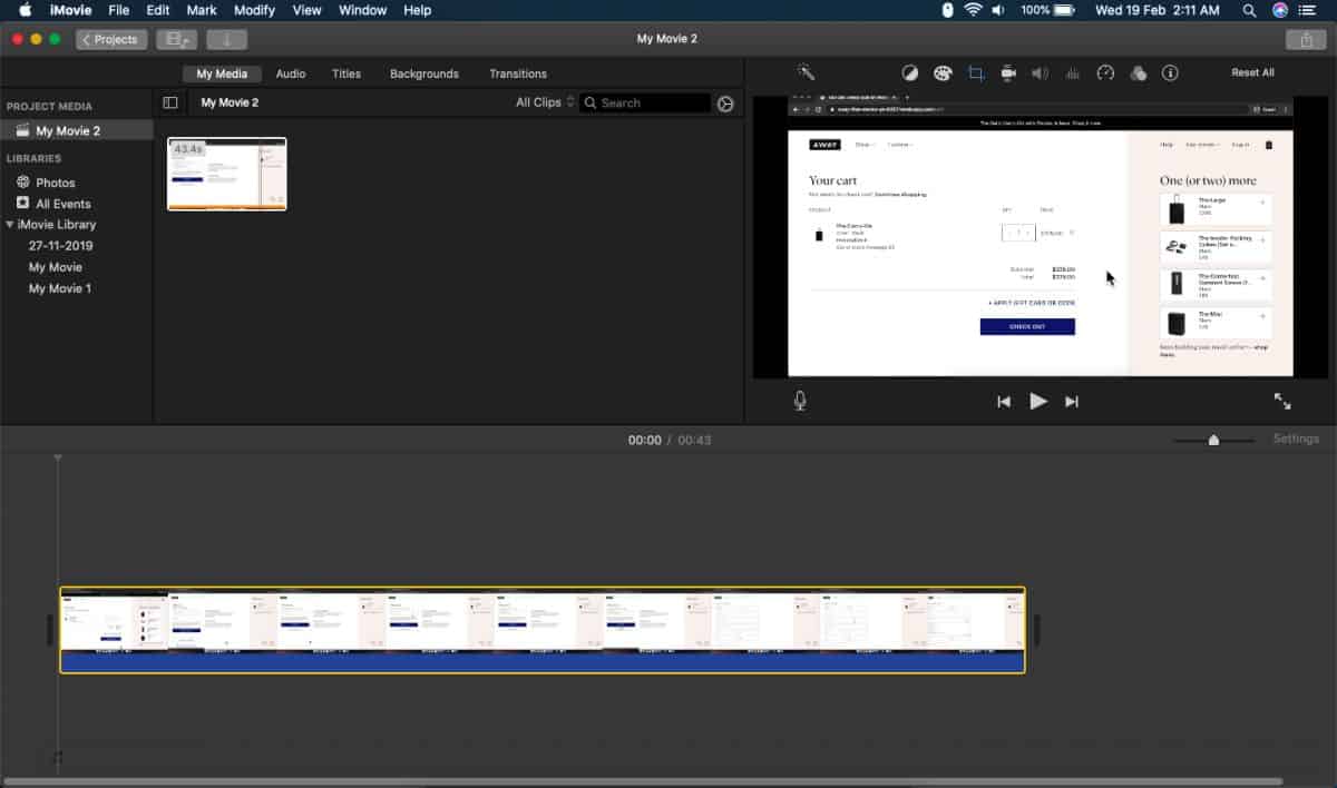 change a format for mp4 on mac