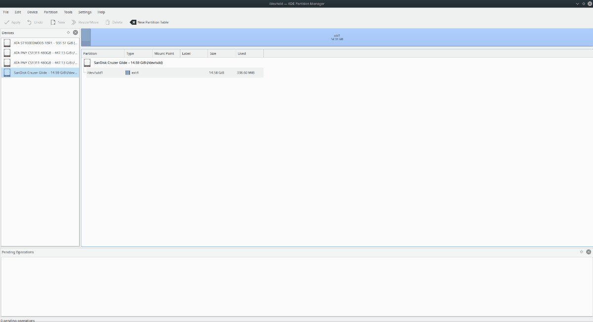 How to securely erase a USB flash drive on Linux