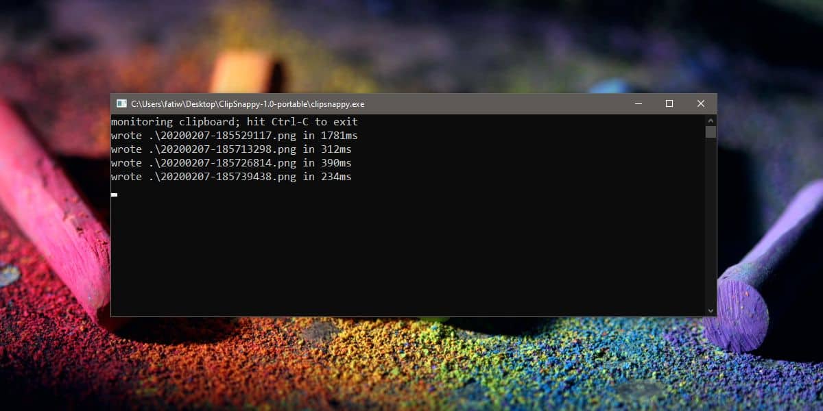 How to automatically save images from the clipboard on Windows 10