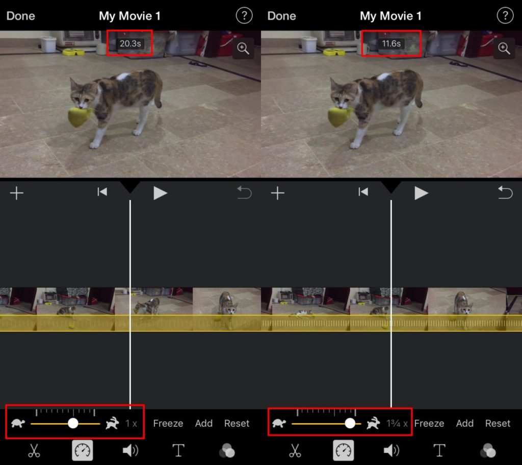 How to speed up a video on the iPhone
