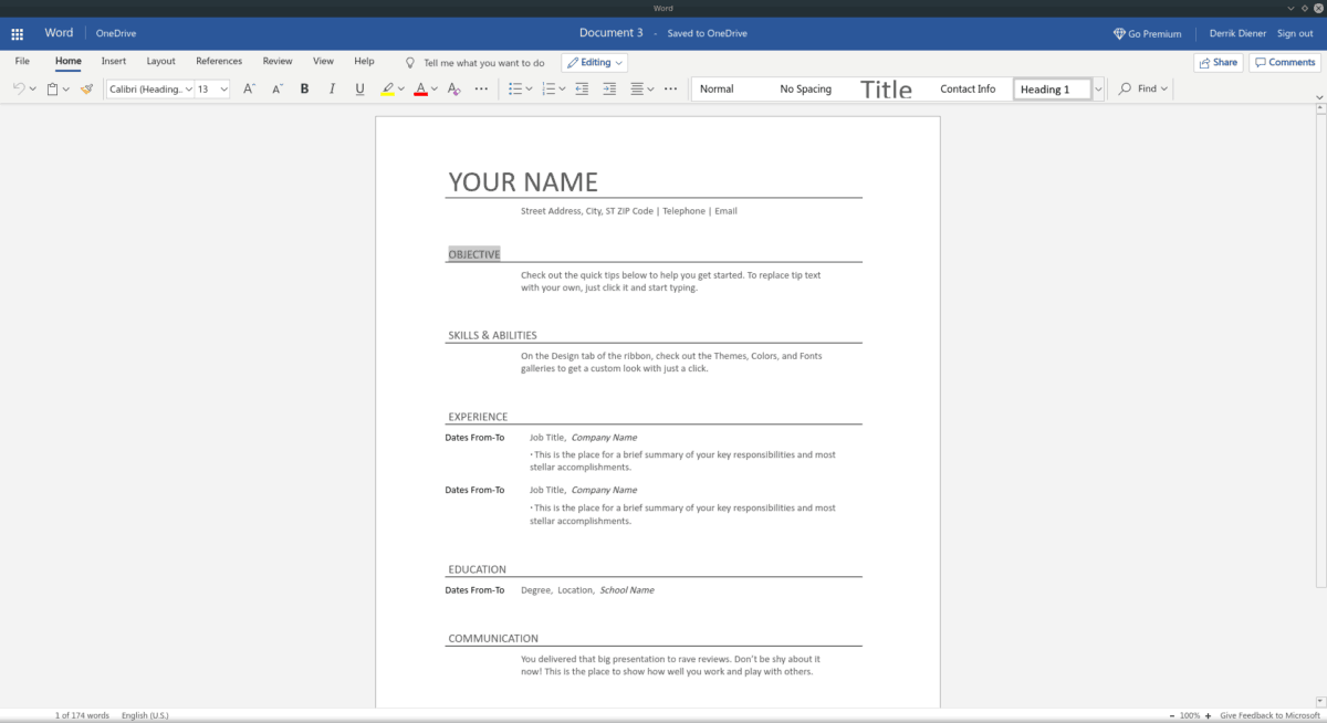 can i run microsoft word on linux