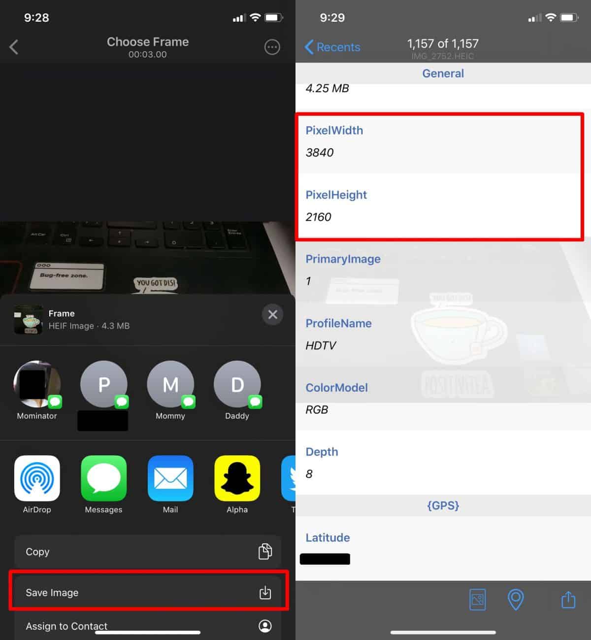 How to extract high resolution frames from 4K videos on iOS
