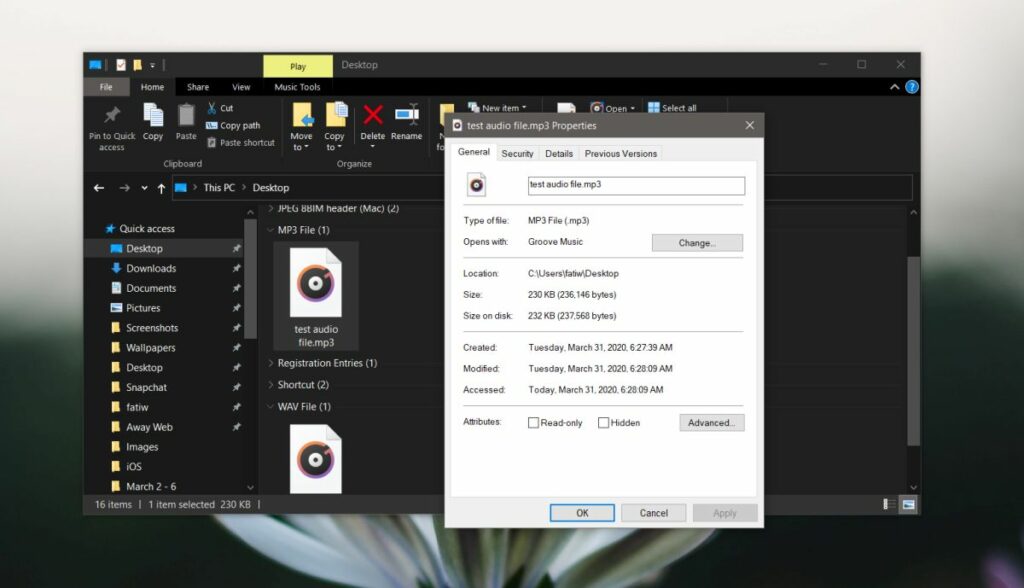 How to compress an audio file on Windows 10
