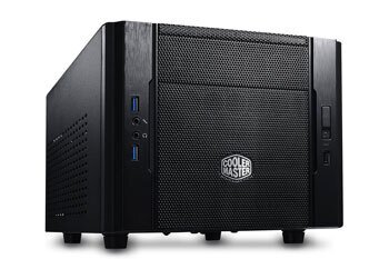 Cooler Master RC-130-KKN1 Elite 130 - Mini-ITX Computer Case with Mesh Front Panel and Water Cooling Support