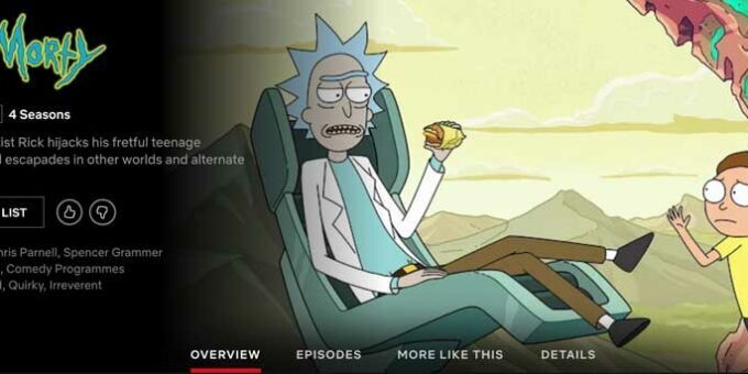 Does Netflix have Rick and Morty