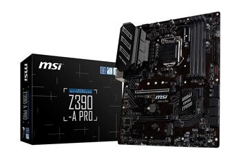 MSI Z390-A PRO LGA1151 (Intel 8th and 9th Gen)