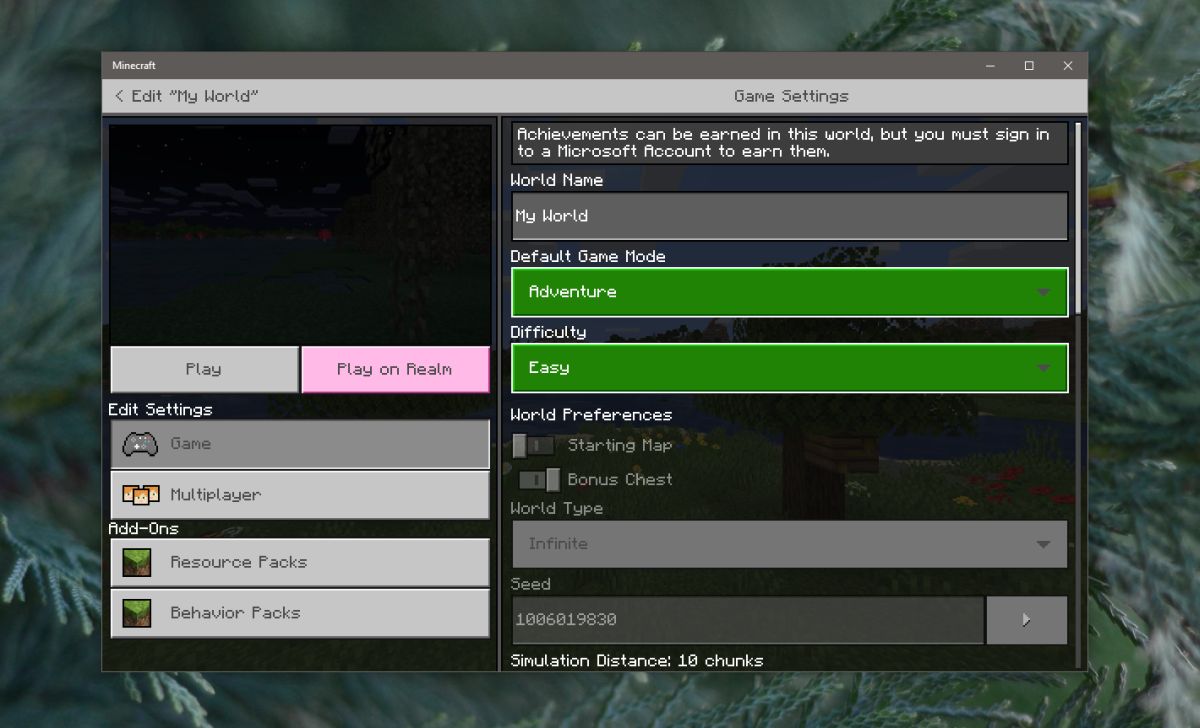 How To Change The Game Mode For A World In Minecraft On Windows 10 How To Change The Game Mode For A World In Minecraft On Windows 10