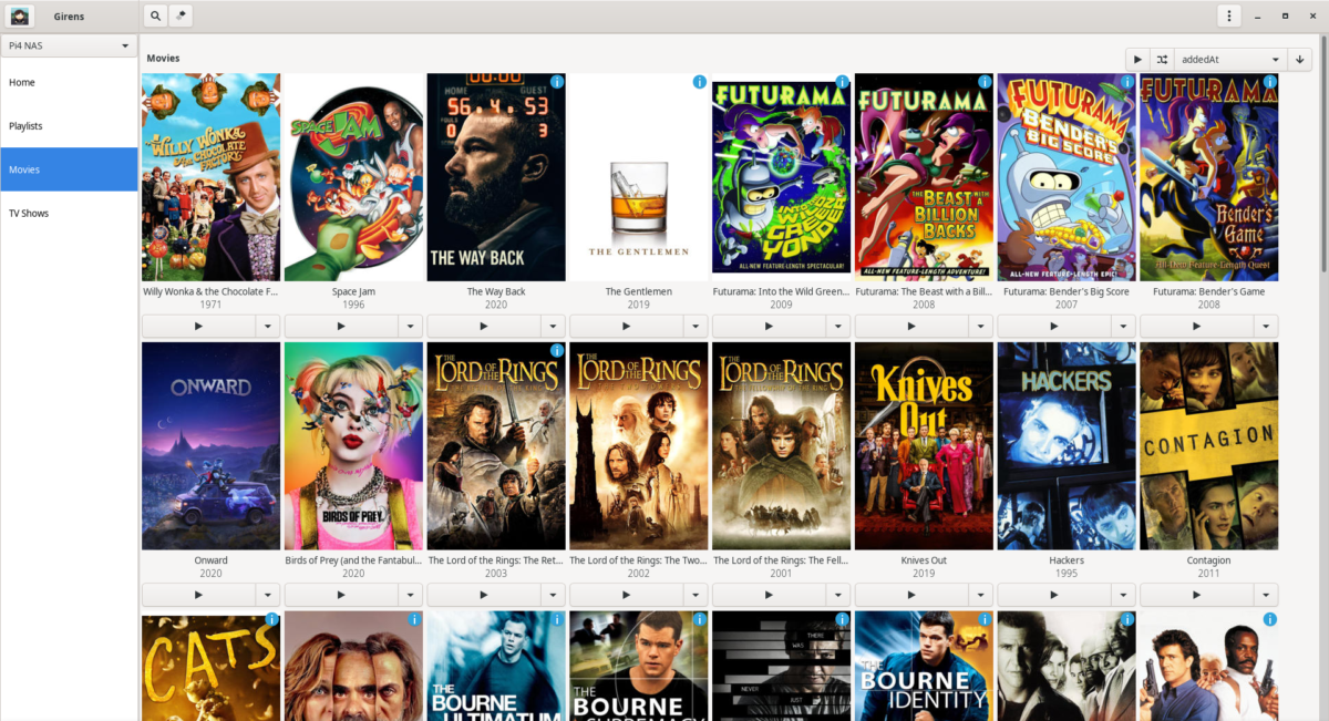 plex movies list