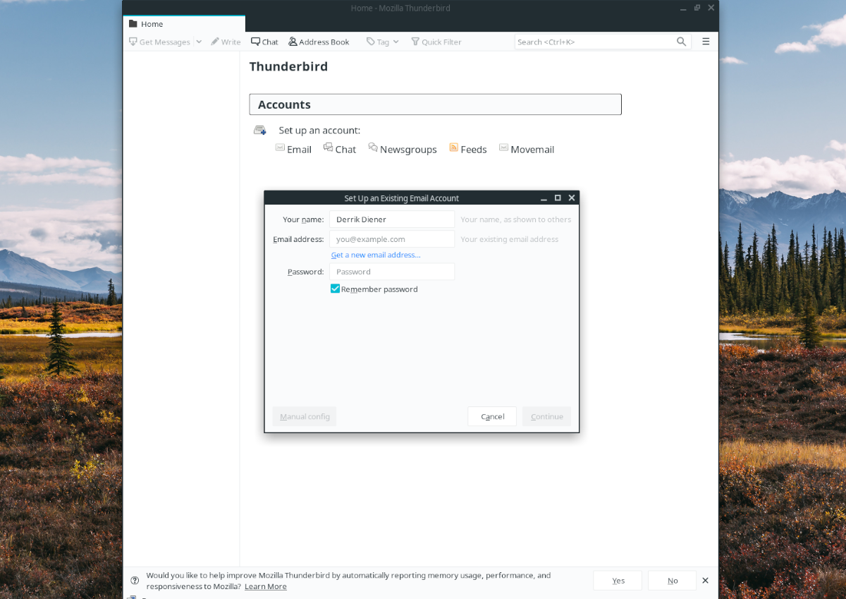 How to fix thunderbird profile version error in ubuntu