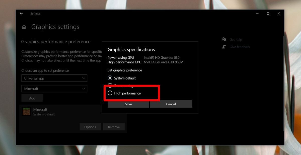 Minecraft Bedrock Not Using Gpu