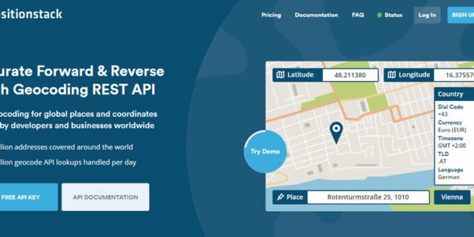 PositionStack - Accurate Forward-&-Reverse-Batch-Geocoding-REST-API