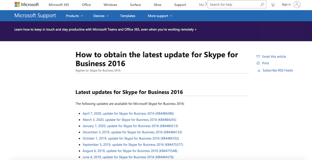 skype for business update skype for business update