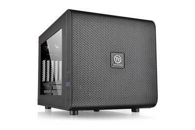 Thermaltake Core V21 SPCC Micro ATX Cube Computer Chassis