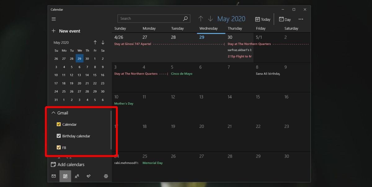 How to add events to Windows 10 Calendar
