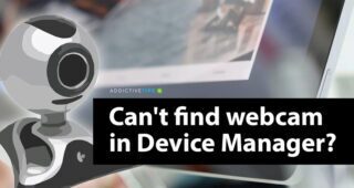 Webcam doesn't show in device manager
