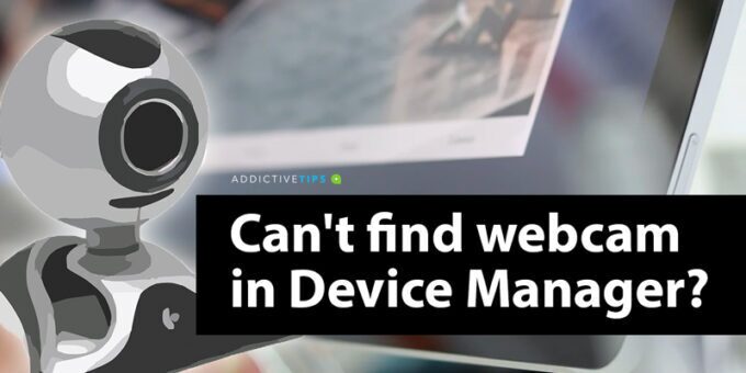 Webcam doesn't show in device manager