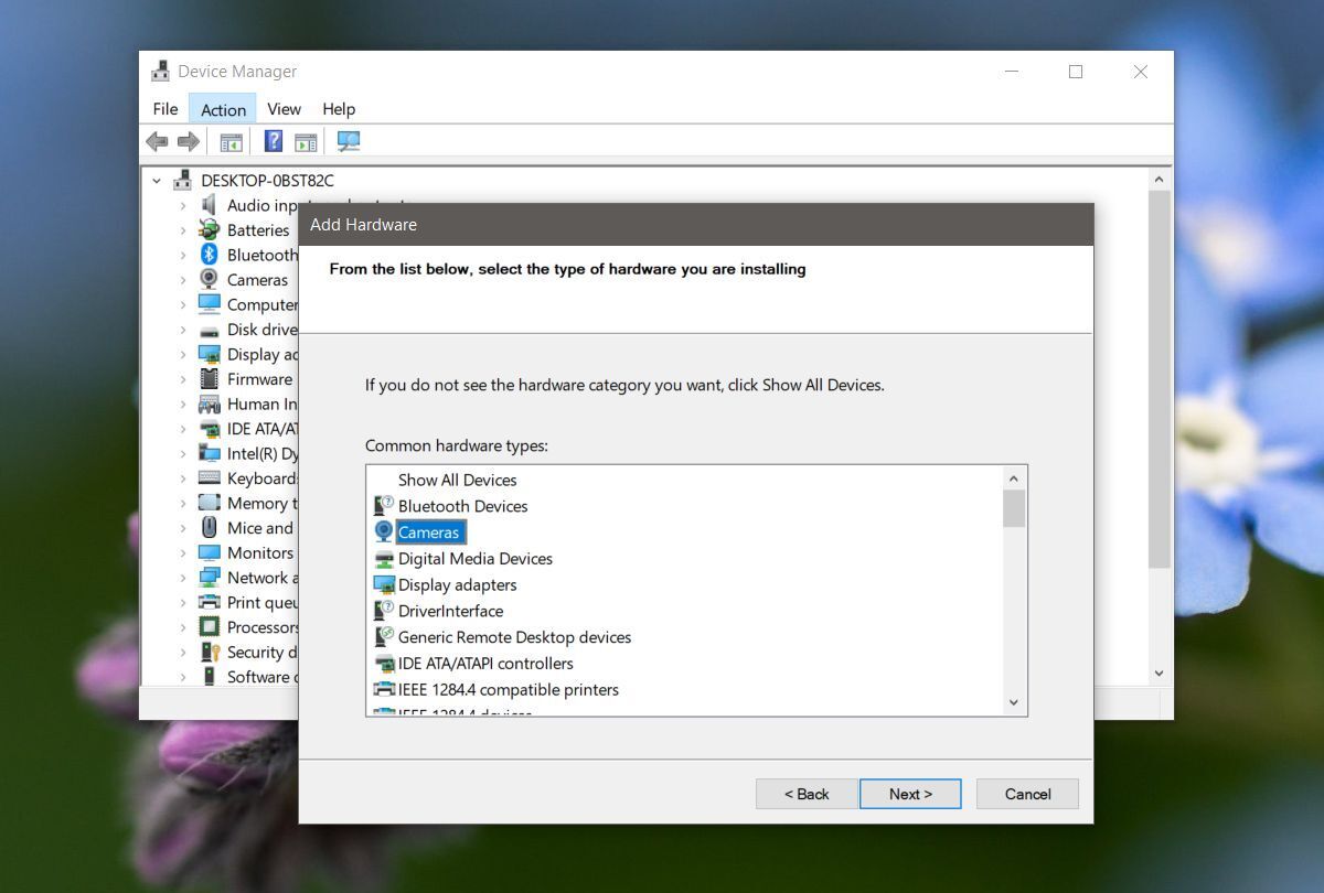 cam Doesn't Show in Device Manager on Windows 10 (FIX)