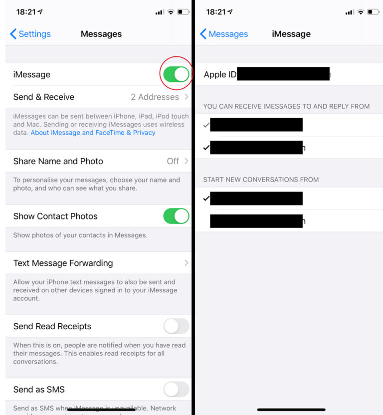 How to fix "Sharing name and photo not available" on iOS