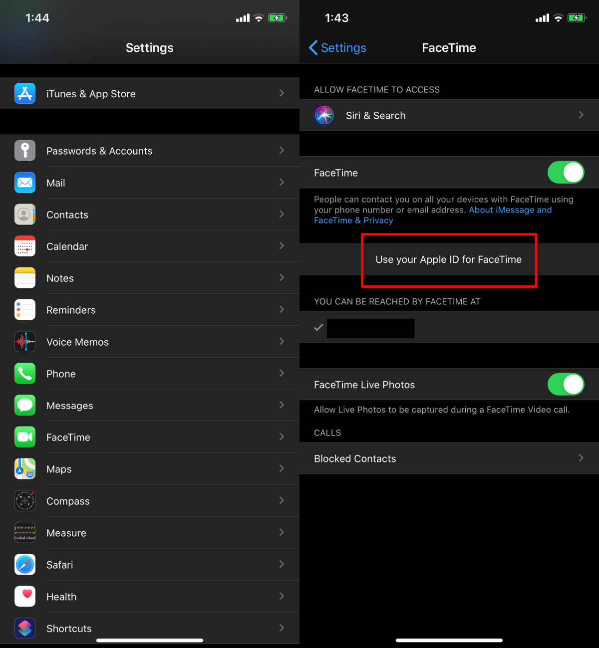 How to fix "Sharing name and photo not available" on iOS