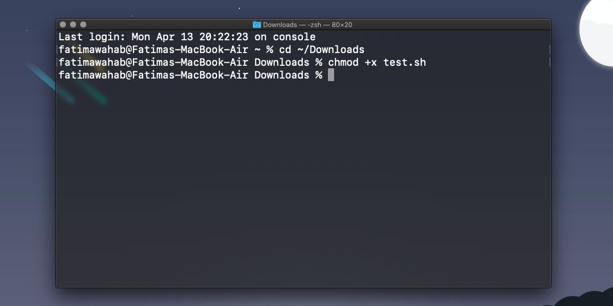 How to run a Shell or .sh script on macOS