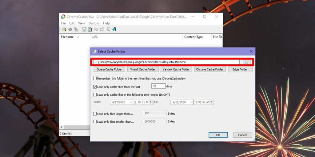 view chrome cache view chrome cache
