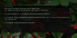 How to package an AHK script as an EXE on Windows 10