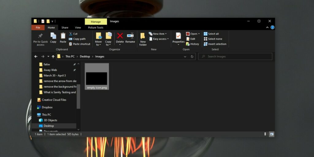[FIX] Black Background PNG in File Explorer on Windows 10