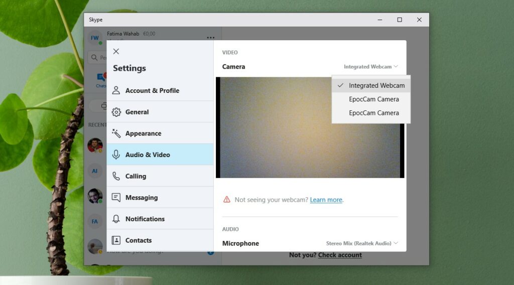 How to Fix Skype Camera Not Working in Windows 10