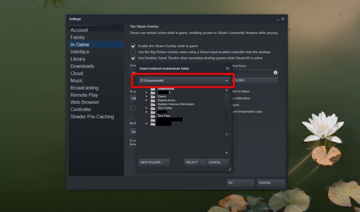 How To Change The Steam Screenshots Folder On Windows 10 how-to-change-the-steam-screenshots-folder-on-windows-10